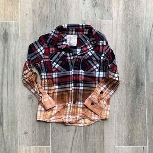 Sonoma Distressed flannel long sleeve